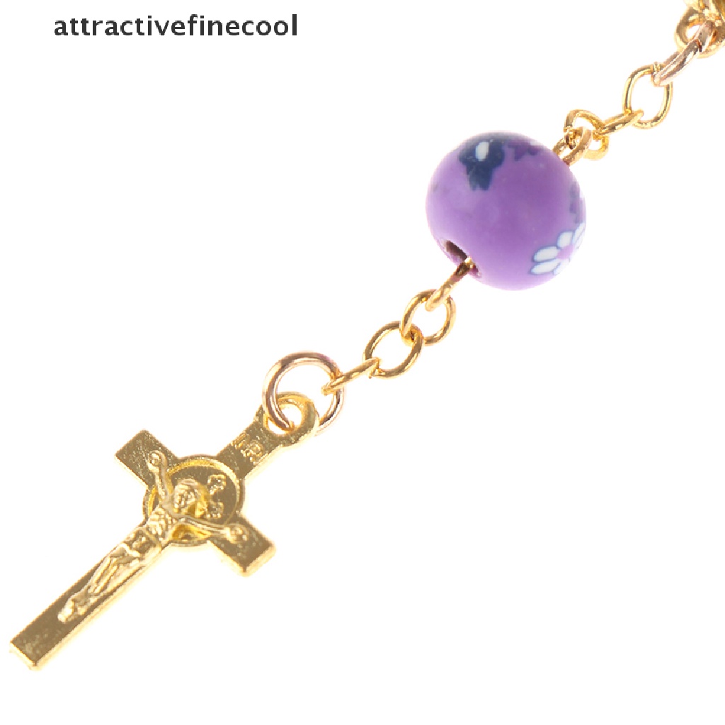 Vòng Đeo Tay Chuỗi Hạt Phong Cách Công Giáo Mary Christian
