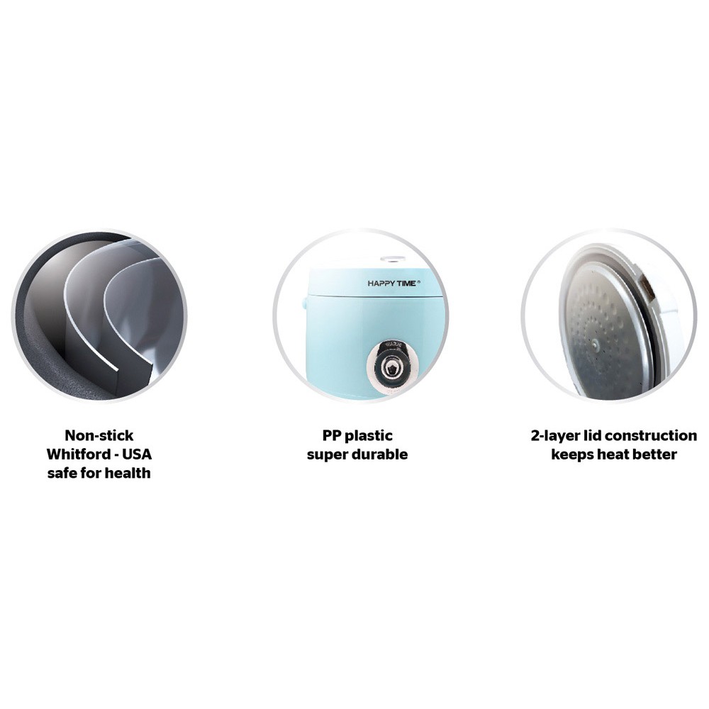 Nồi cơm điện 1.2L HAPPYTIME HTD8522 | BigBuy360 - bigbuy360.vn