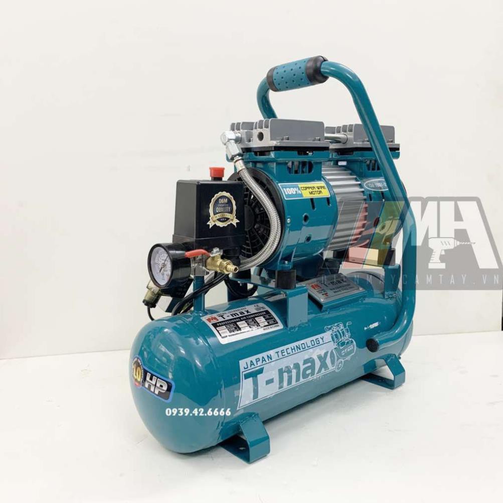 Máy nén khí không dầu 12l TMAX Model TM-560 , êm , giá tốt