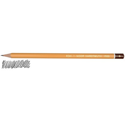 Bút chì Tiệp  1500 HB - 8B Chính Hãng I-Noor
