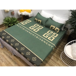 Bộ ga - gối thương hiệu LV
