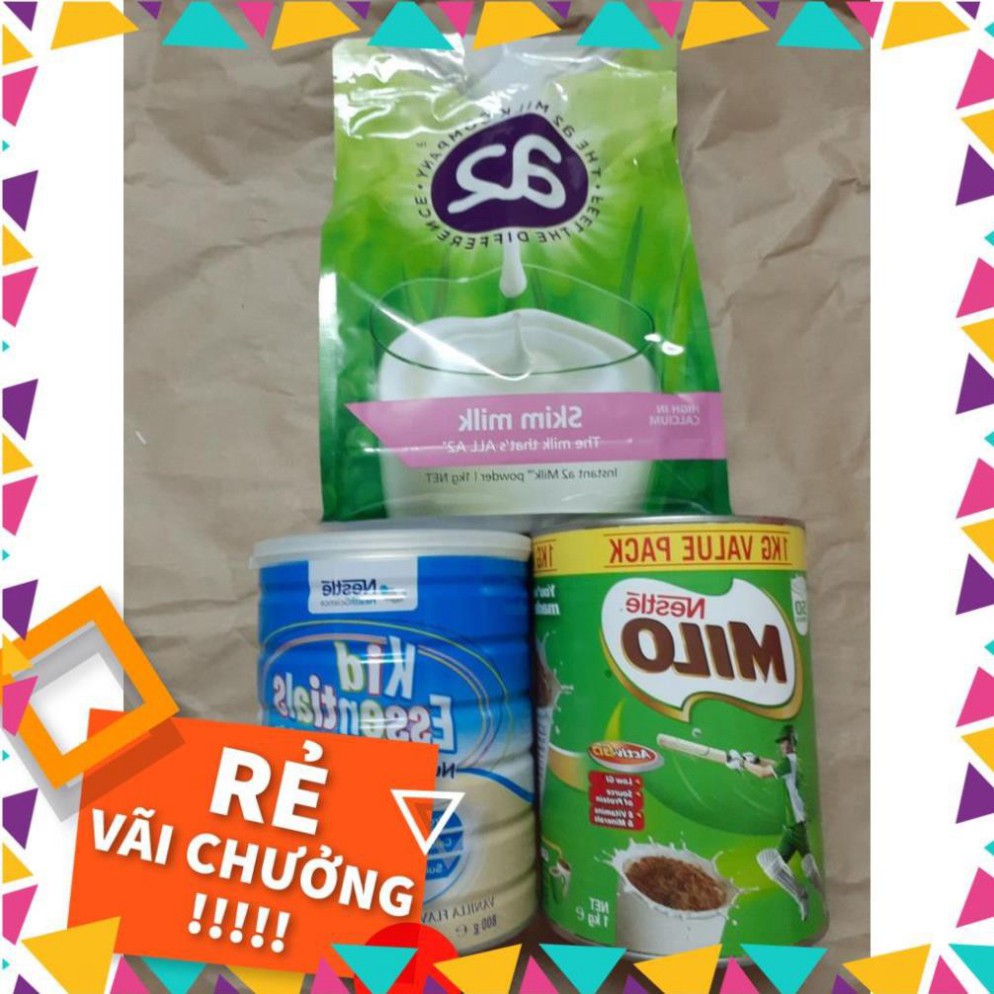 ( TAK33 ) Combo sữa A2+ Milo + Kid Essentials Úc