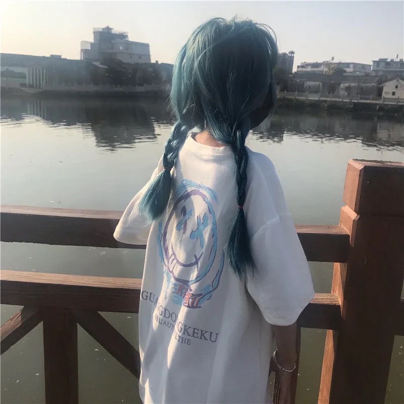 Áo Thun Tay Lỡ 100% Cotton Nam Nữ Unisex
