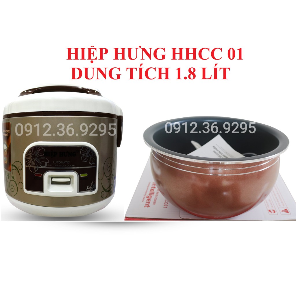 [Mã ELHADEV giảm 4% đơn 300K] Nồi cơm điện Hiệp Hưng cao cấp [ HÀNG CHÍNH HÃNG ] HHCC01, HHCC02, HHCC03