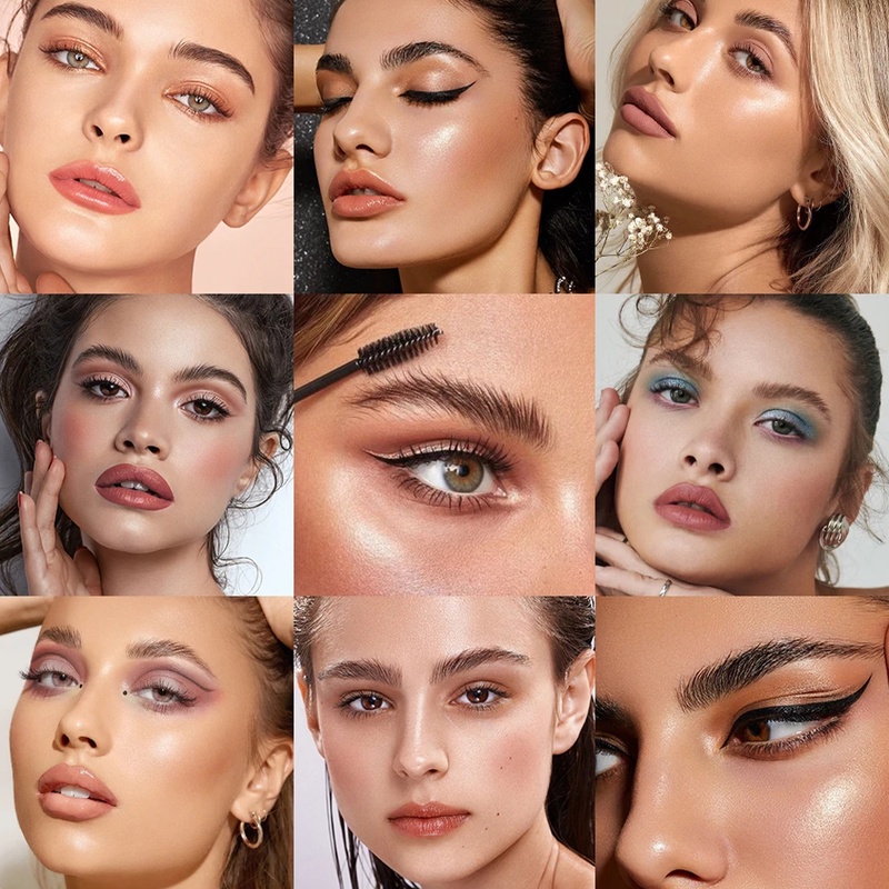 1 Gel Nhuộm Lông Mày Màu Trong Suốt Chống Thấm Nước Lâu Trôi