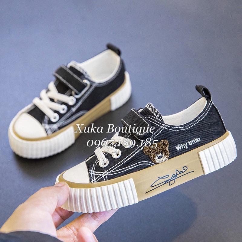 Giày Vải Thể Thao CV cổ ngắn cho bé