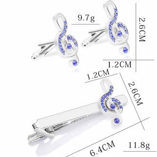 Kẹp cà vạt hình nốt nhạc