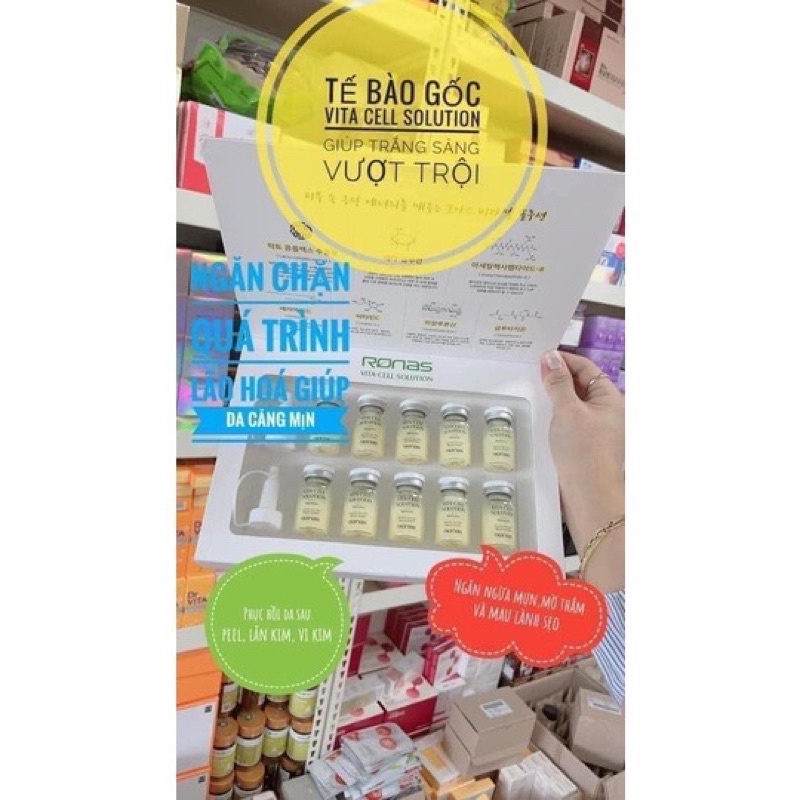 TẾ BÀO GỐC RONAS VITAMIN C STEM VITACELL SOLUTION CHÍNH HÃNG KOREA