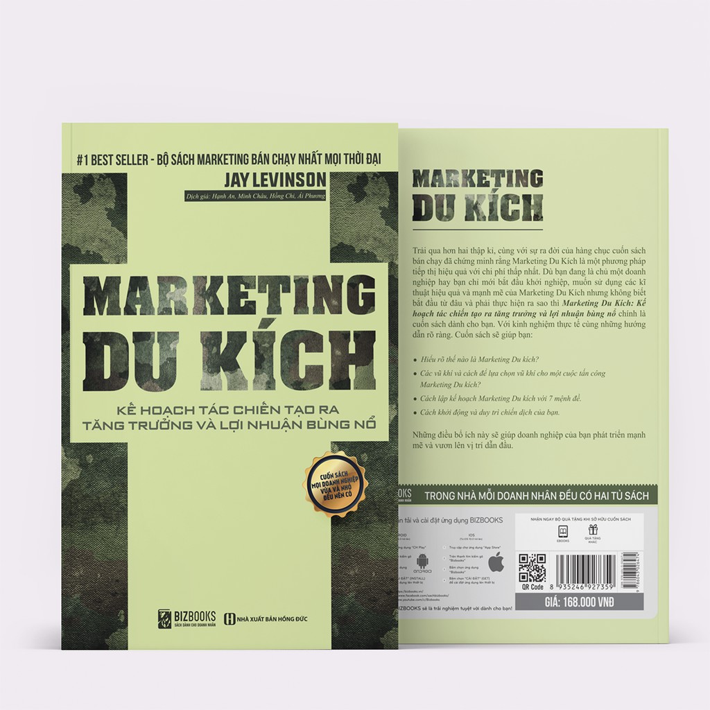 Sách - Marketing Du Kích: Kế Hoạch Tác Chiến Tạo Ra Tăng Trưởng Và Lợi Nhuận Bùng Nổ