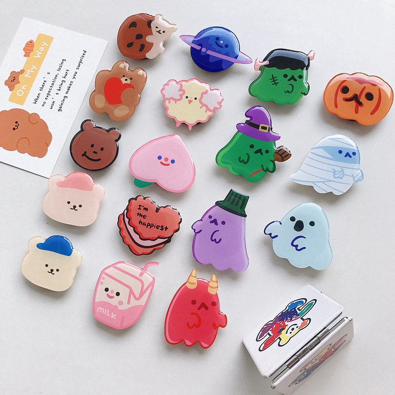 Cute Designs Pop Socket Cute Air Bag Phone Holder Soft Silicone Stand PopSocket | BigBuy360 - bigbuy360.vn