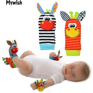 🏆Infant Kids Foot Socks Rattles finders Glove New Toy Developmental