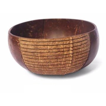 Bát Gáo Dừa / HANDMADE / Chén Gáo Dừa, 100% Không Hóa Chất  13 cm, Có Điêu Khắc