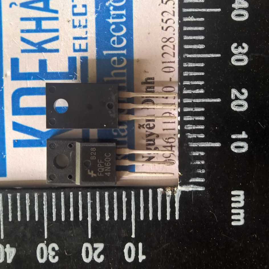 5 con FQPF4N60 4N60 TO-220F 600V 4A MOSFET N-CH kênh N kde1456