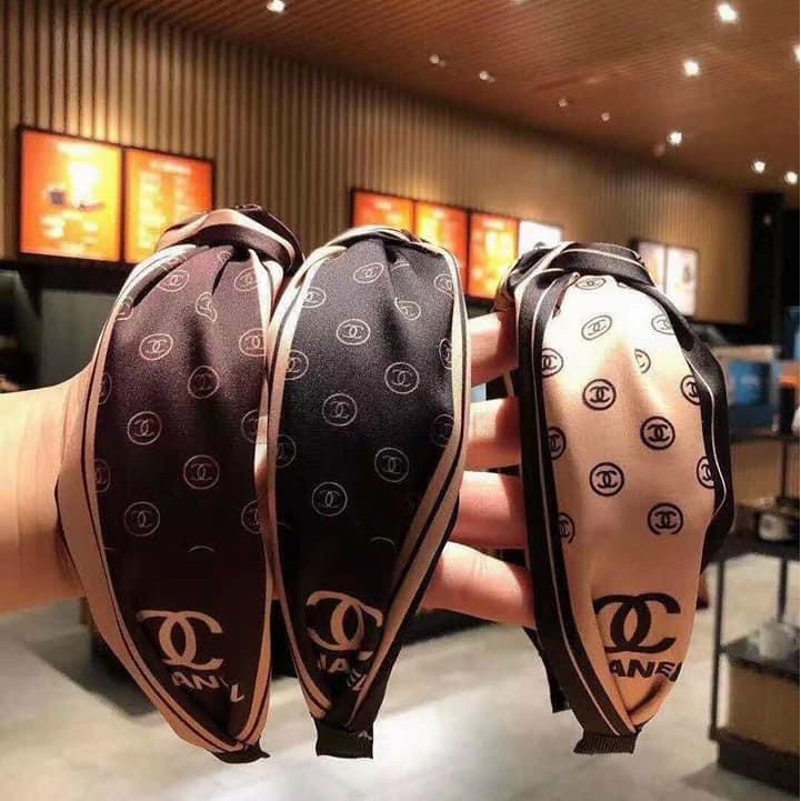 Băng Đô CHAN.NEL Kiểu Dáng Thời Trang sang trọng Phong Cách Hàn Quốc Xinh Xắn