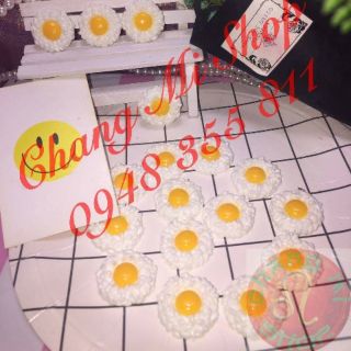 Charm trứng ốp la