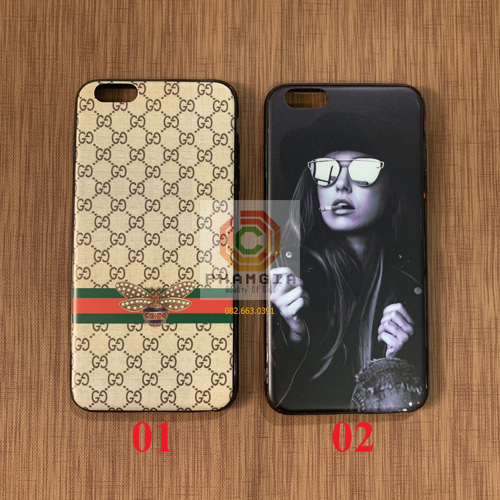 Ốp lưng iphone 6 plus (6+) in hình đẹp, viền dẻo đen silicon ( phần 3)