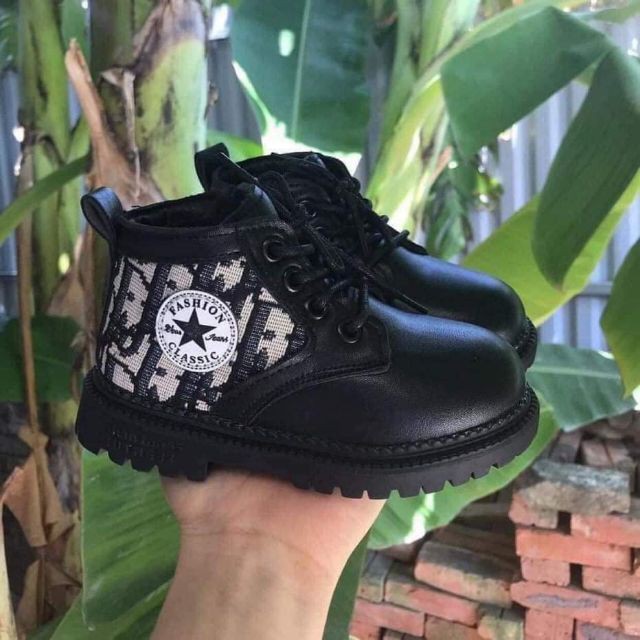 Giày Boots bé trai ngôi sao cho trẻ- Giày bốt cho bé HÀNG QUẢNG CHÂU