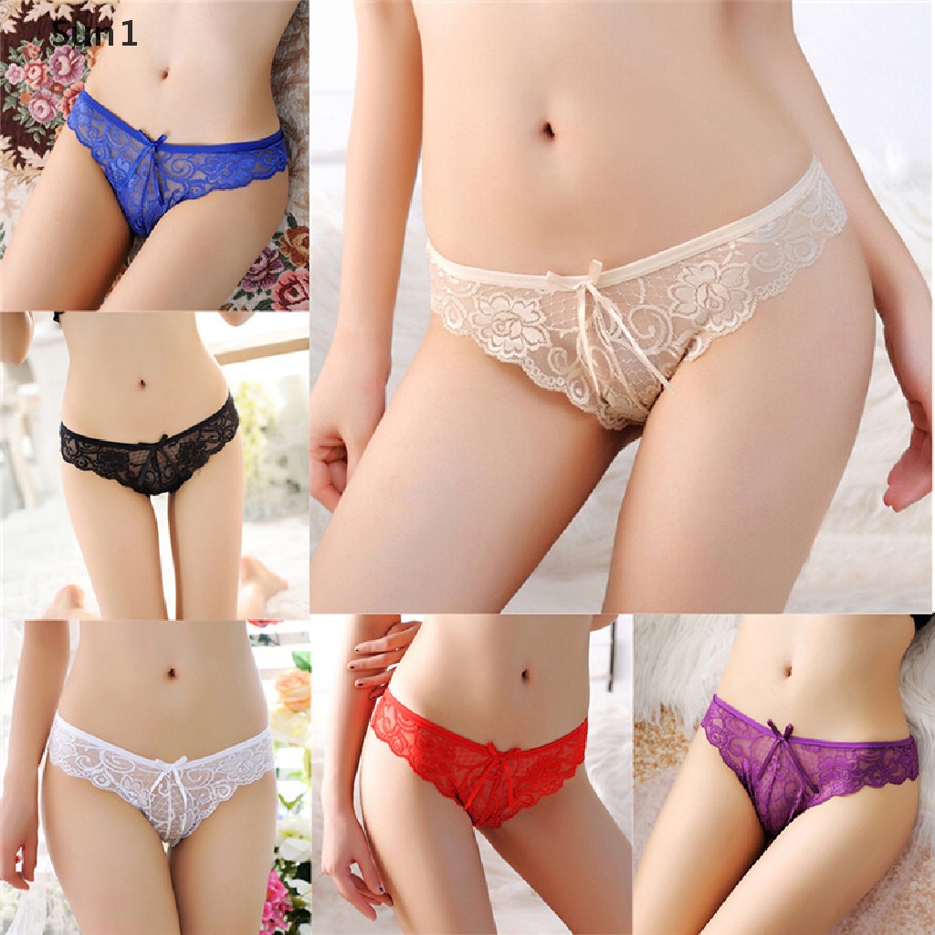 Quần Lót Ren Lưng Thấp Thiết Kế Quyến Rũ Cho Nữ