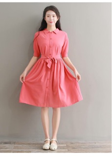 Váy Morigirl nơ thắt eo