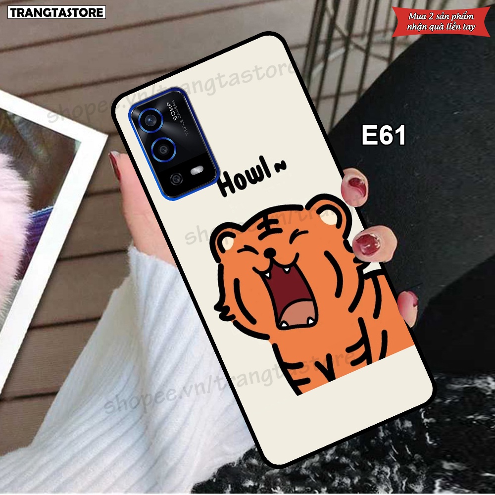 Ốp lưng Oppo A55 in hình dễ thương