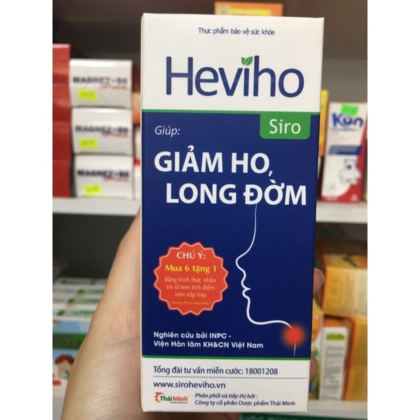 Siro Heviho - Hỗ trợ giảm ho, long đờm