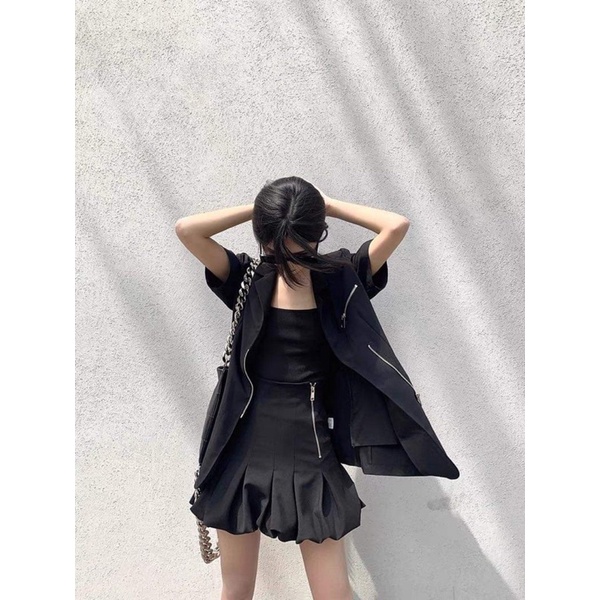 SET Áo Blazer Chân Váy Thời Trang Công Sở Cá Tính Nart Closet 2022