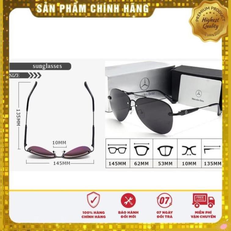 [KM 50%] ❌POSHOP❌KÍNH MÁT NAM CAO CẤP MB DÁNG MÃNH TRÒNG POLARIZED UV400 HOT TREND TẶNG KÍNH ĐÊM . | BigBuy360 - bigbuy360.vn