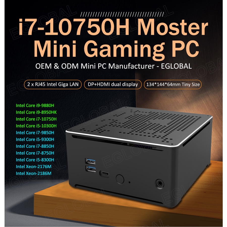 máy tính mini, mini pc EGLOBAL S210H Coffee Lake Intel Xeon E-2176M | BigBuy360 - bigbuy360.vn