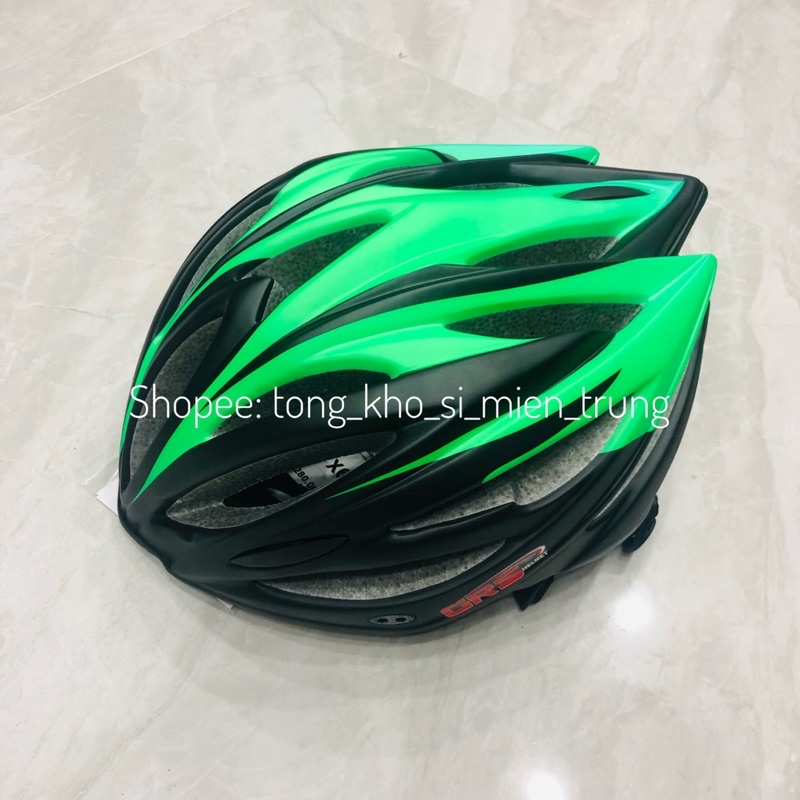 Mũ nón bảo hiểm xe đạp thể thao leo núi chính hãng GRS X6 cao cấp giá rẻ xốp đúc tặng kèm lưỡi trai nhựa X-6