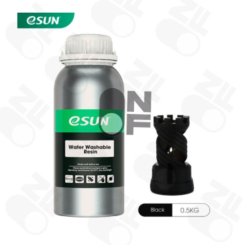 Nhựa Nước 3D eSUN Water Washable Resin (Rửa Nước) Black - Đen