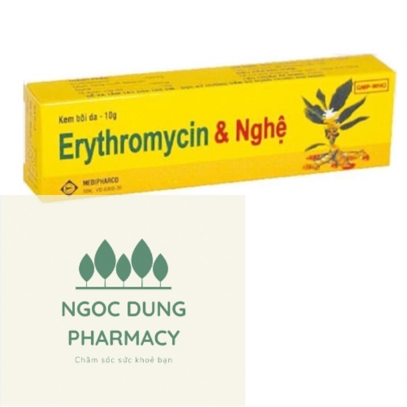 Kem bôi ngoài da Ery & nghệ Nam Hà 10g- ngừa mụn, liền da