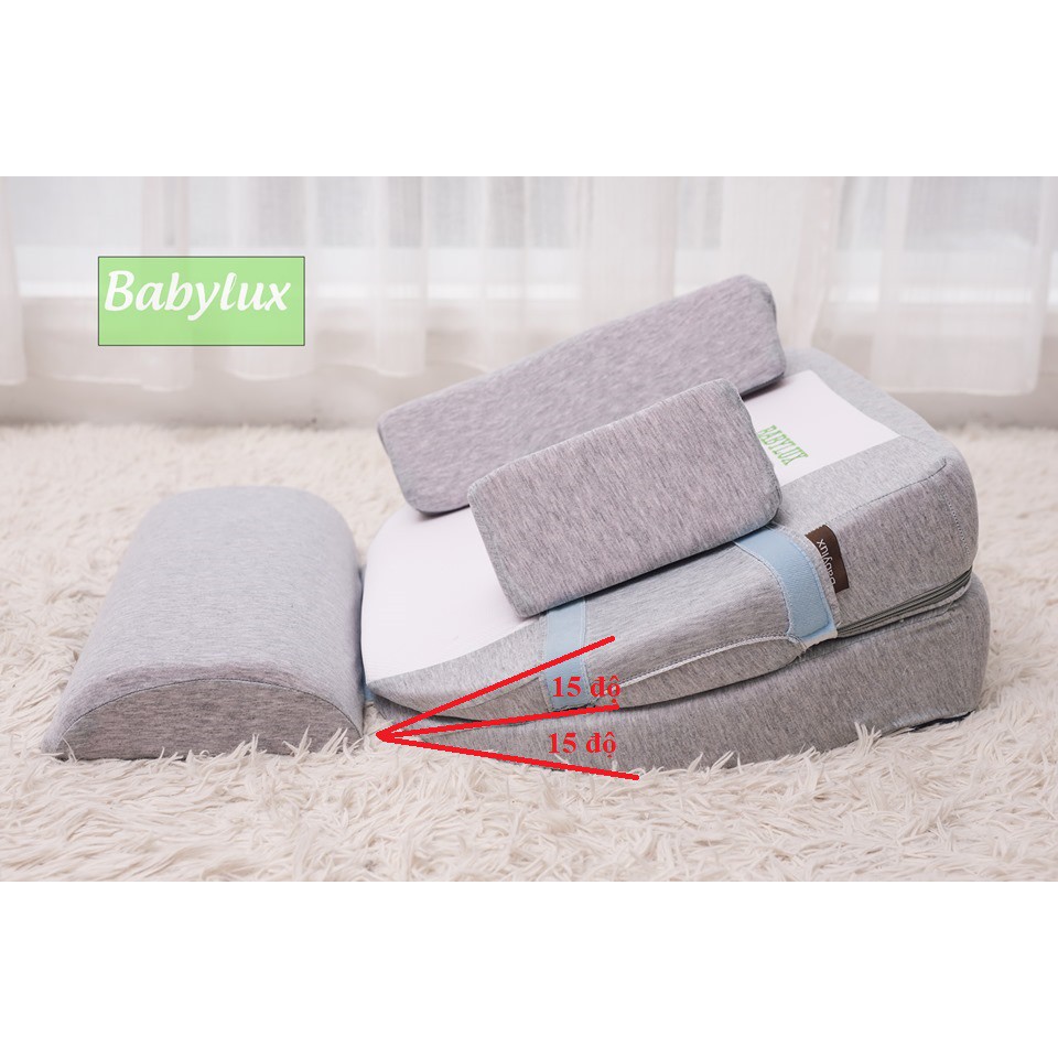 GỐI CHỐNG TRÀO NGƯỢC 15 & 30 ĐỘ BABYLUX