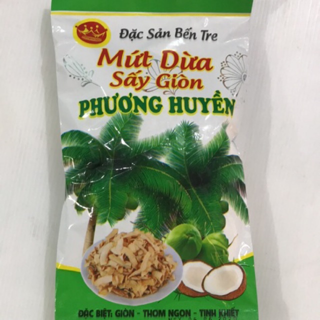 Mứt dừa sấy giòn