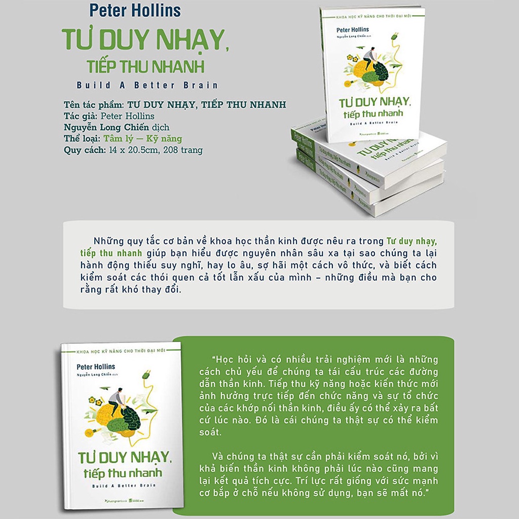 Sách - Tư Duy Nhạy, Tiếp Thu Nhanh (Khoa Học Kỹ Năng Cho Thời Đại Mới) - Phương Nam