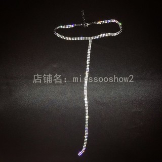 Vòng Cổ Choker Đính Đá Dây Dài