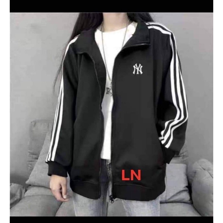 Áo khoác nỉ cotton ba rót chữ lồng LN12