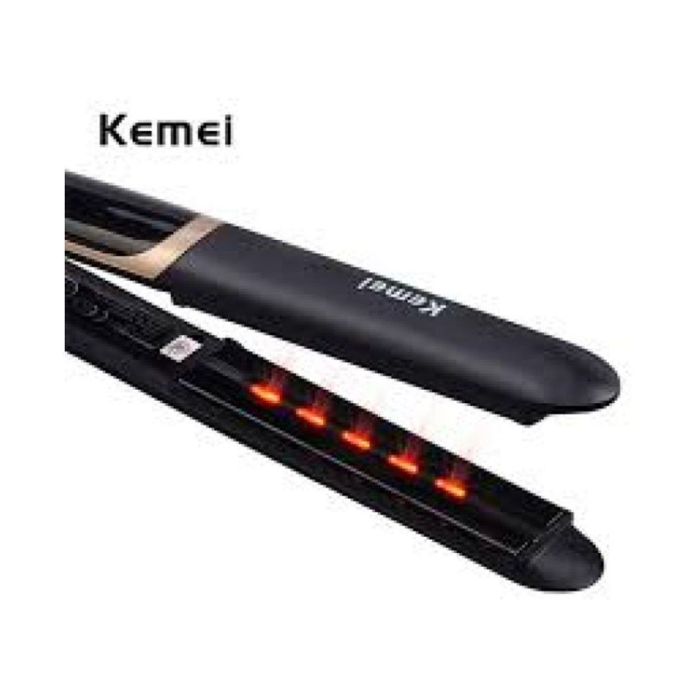 Máy uốn tóc kemei KM2219 cho mái tóc đẹp kiểu dáng mới - chưc năng uốn cụp - ép - uốn phồng - làm xoăn - mini