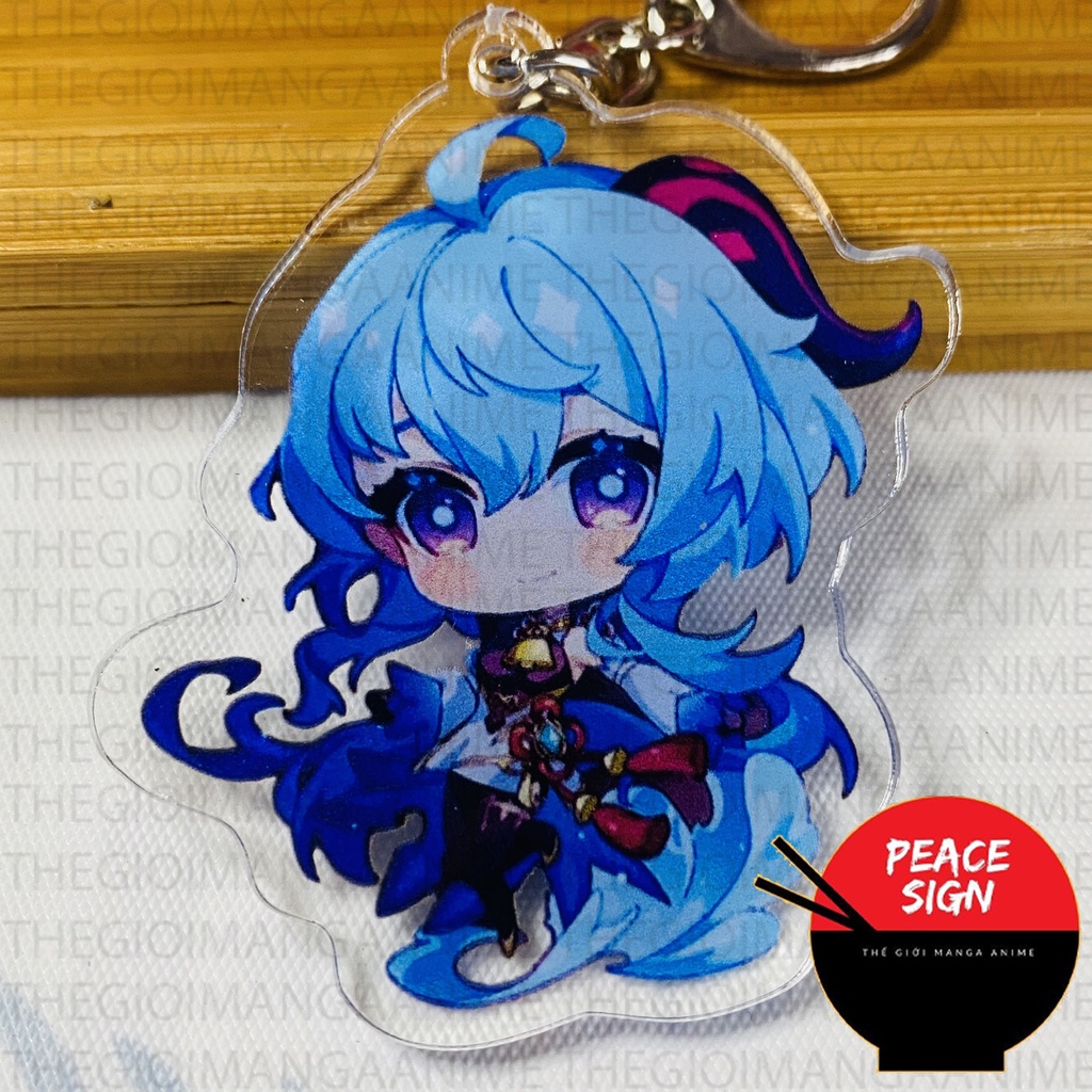 ( Mica trong acrylic ) (M2) Móc khóa GENSHIN IMPACT ver CHIÊU THỨC CHIBI anime chibi game xinh xắn