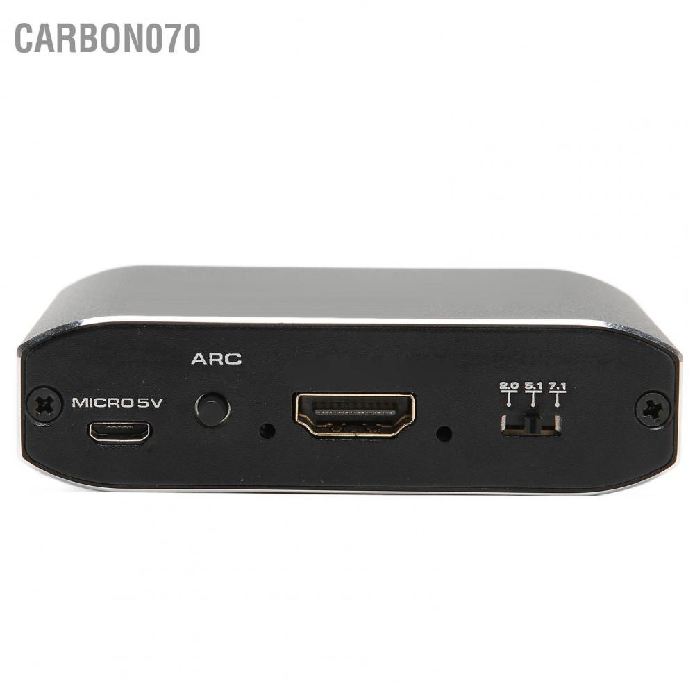 Carbon070 Carbon070 Giao diện đa phương tiện HD Bộ tách âm thanh 4K ở tần số 60Hz 3 đầu ra Hỗ trợ chuyển đổi ARC cho PC Xbox TV
