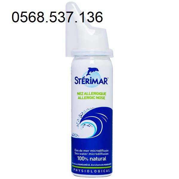 Dung dịch xịt mũi Stérimar Nez Allergique Allergic Nose vệ sinh mũi  cho bé từ 6 tháng tuổi trở lên