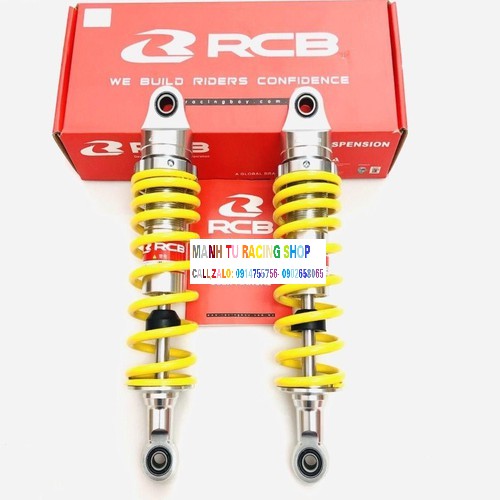 phuộc sirius RCB mẫu C màu vàng