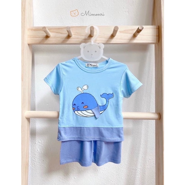 [Mã SKAMLTSM9 giảm 10% đơn 99K] [XẢ SHOCK]Bộ cotton giấy cho béBộ cộc tay cho bé