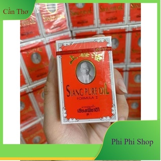 (Chữ vàng) Dầu nước đỏ siang pure oil thái lan 3cc