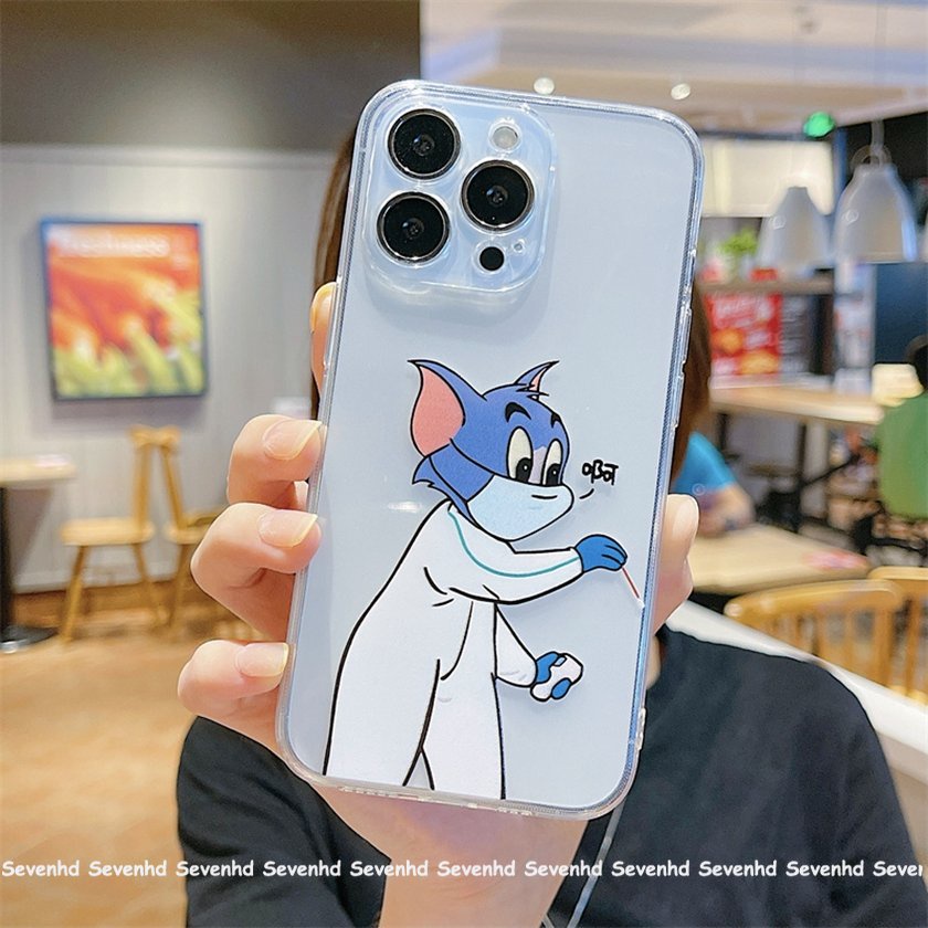 Ốp Điện Thoại Họa Tiết Hoạt Hình Mắt Thiên Thần &amp; Chuột Mickey Cho iPhone 14 13 12 11 Pro Max SE2020 X XR Xs Max 7 8 6 6s Plus