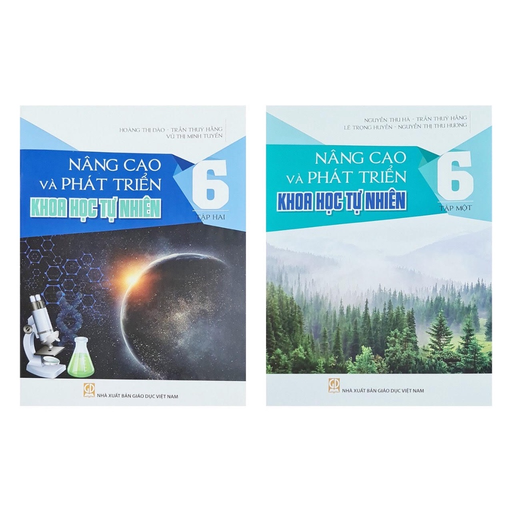 Sách - Combo Nâng cao và phát triển khoa học tự nhiên 6 ( tập 1+ tập 2 ) mới 2021