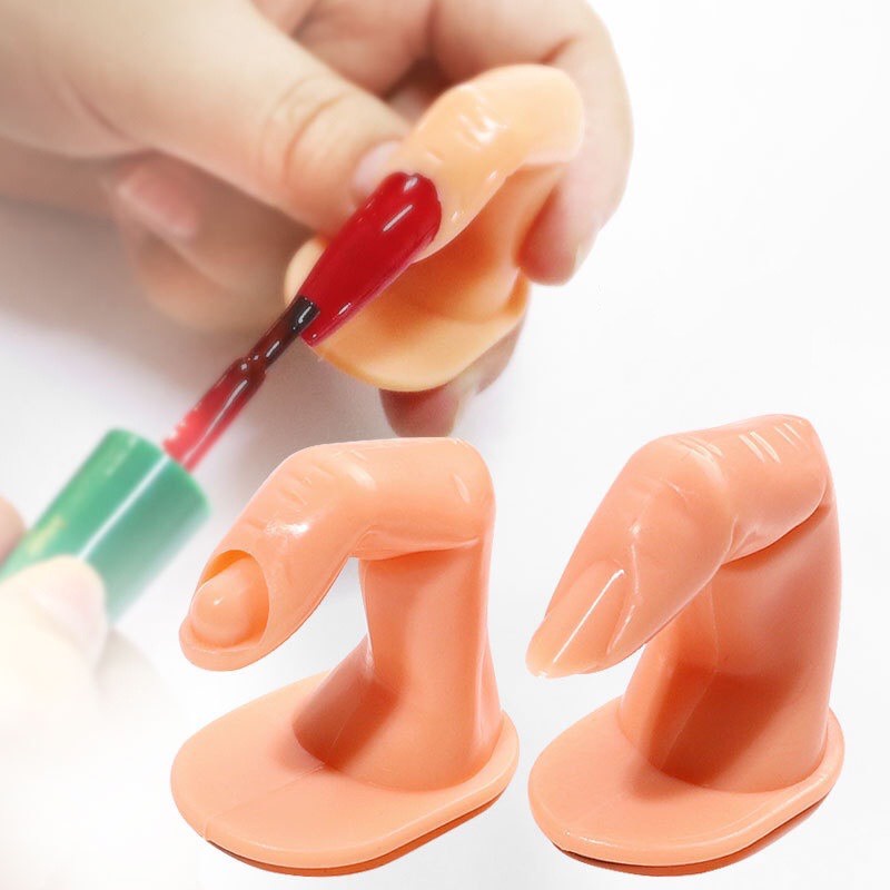 Ngón tay giả tập vẽ, đắp gel, đắp bột, úp móng dành cho Nail