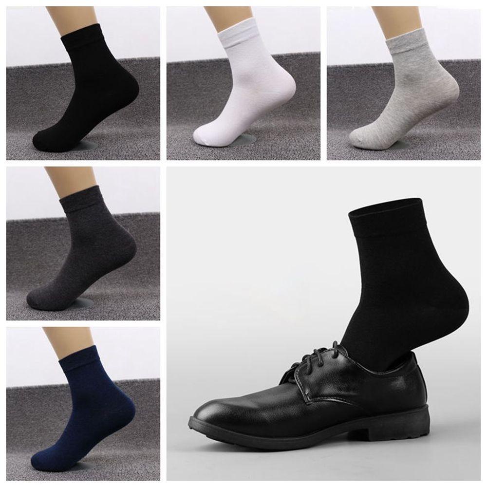 Vớ Cotton Thoáng Khí Thấm Hút Mồ Hôi Tốt Thời Trang Thu Đông Cho Nam