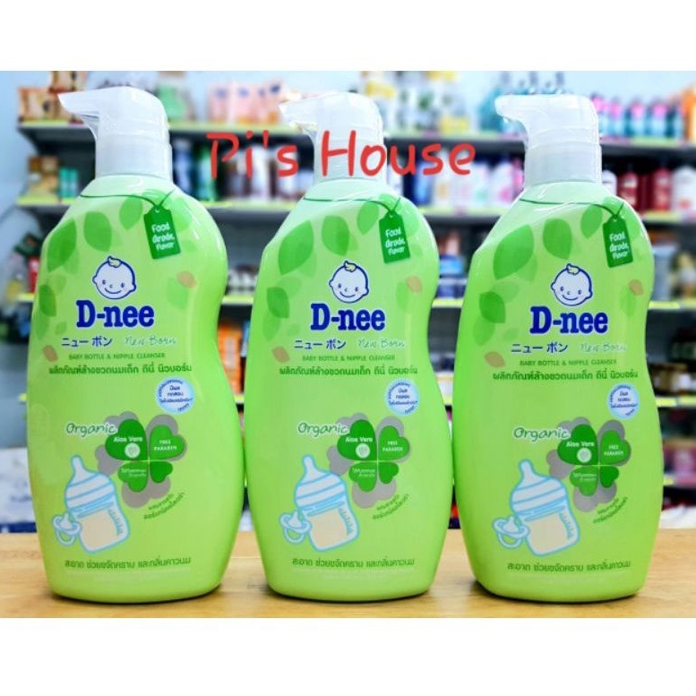 Combo 3 CHAI rửa bình sữa Dnee 620ml Thái Lan