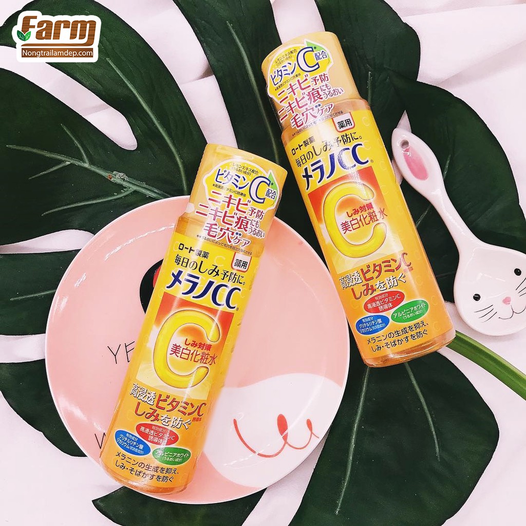 Dung dịch làm mờ đốm nâu và dưỡng sáng da Cc Melano - Tặng Son Lip On Lip Charm trị giá 250k