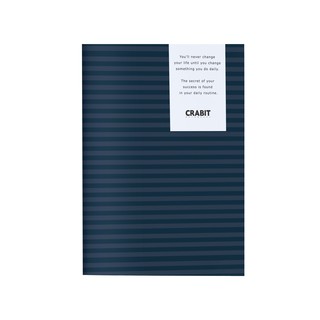 Vở kẻ ngang Crabit Navy Sọc Xanh 120 trang